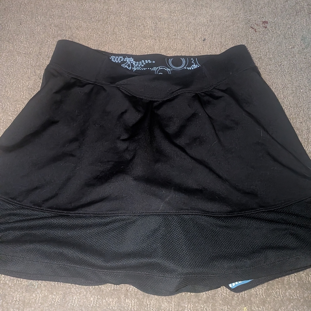 Novara Black Mini Skirt with SHORTS BUILT IN BIKING PADDED MEDIUM M WOMENS LKNEW